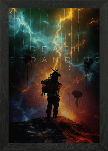 Death stranding game poster - death,
