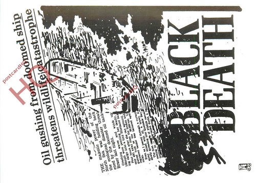 Ansichtskarte schwarzer tod - ansichtskarte:;schwarzer,