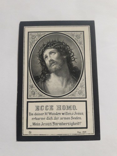 Sterbebildchen parte um 1900 - parte,